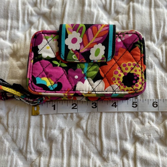 WOMENS VERA BRADLEY‎ VA VA BLOOM PATTERN IPHONE SMARTPHONE WRISTLET ZIP WALLET - Picture 5 of 6
